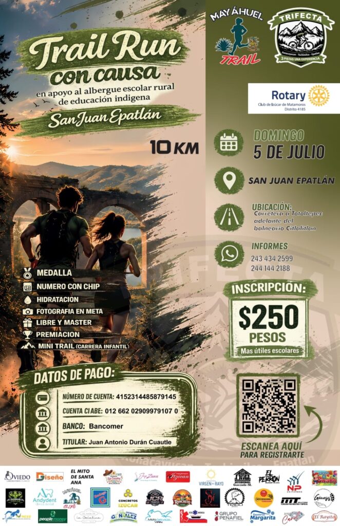 Carrera trail en la trifecta