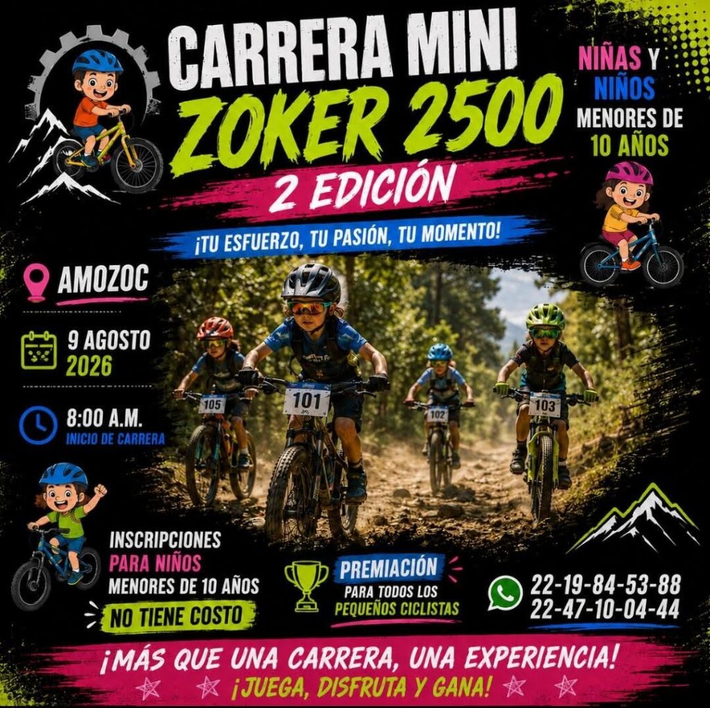 Carrera de MTB en Amozoc 2026