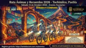 recorrido de dia de muertos en bici